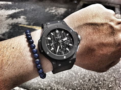 hublot big bang black magic on wrist